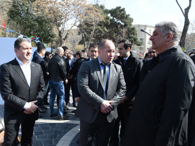 Министр спорта Азербайджана посетил стенд мас-рестлинга
