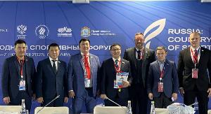 Руководство ВФМР на Форуме "Россия - спортивная держава" в Самаре