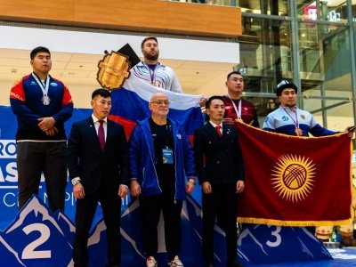 Павел Черноградский, Иван Галкин и Эльдана Болотбекова стали абсолютными чемпионами Европы по мас-рестлингу