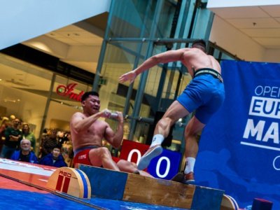 Павел Черноградский, Иван Галкин и Эльдана Болотбекова стали абсолютными чемпионами Европы по мас-рестлингу