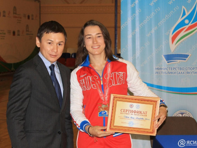 В Якутске чествовали чемпионов Европы по мас-рестлингу.