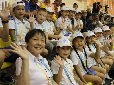 На «Детях Азии» стартовали соревнования по мас-рестлингу. Фото.