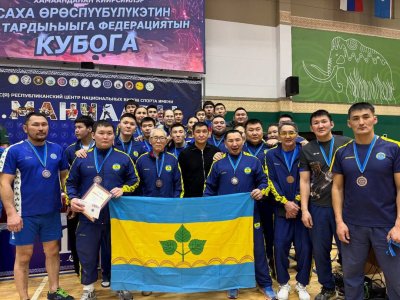Победители Первой и Высшей лиг Кубка Федерации по мас-рестлингу в Якутии