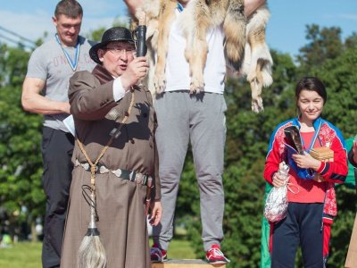 Триумфатор якутского праздника Роман Калинин из Твери. Фото