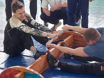 Соревнования силовых структур в мас-рестлинге