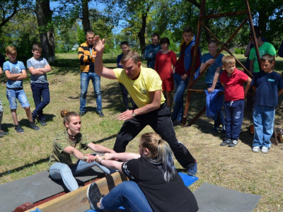 В Украине состоялся Открытый чемпионат Вишневой школы по мас-рестлингу 