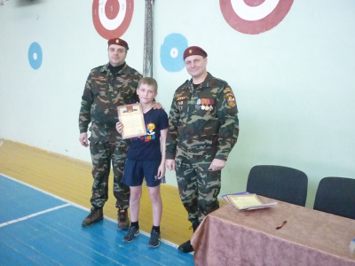 Благодарим ветеранов СОБР