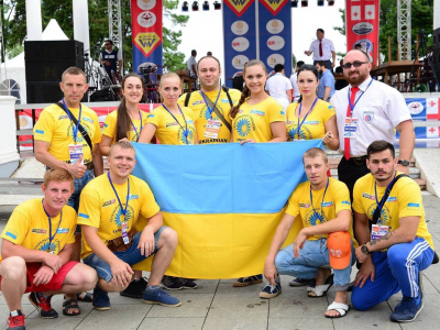 Сборная Украины по мас-рестлингу взяла первую в своей истории золотую медаль.