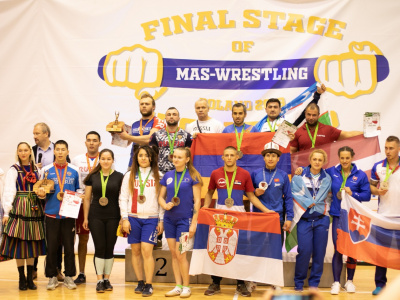 Победители и призеры первого дня соревнований в Пабьянице