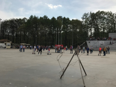 Северяне показали свое спортивное мастерство в московском парке