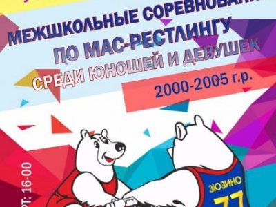 Межшкольные соревнования по мас-рестлингу  среди учащихся старших классов 