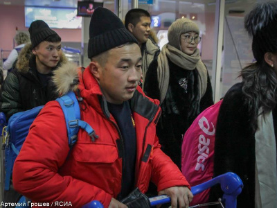  Спортсмены из Монголии прибыли в Якутск на чемпионат мира по мас-рестлингу