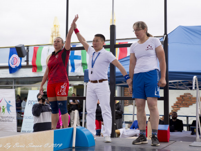 ФОТО: В Риге впервые прошел чемпионат Европы по мас-рестлингу 