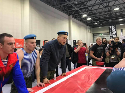 Мас-рестлинг среди силовиков на SN PRO EXPO FORUM 2019