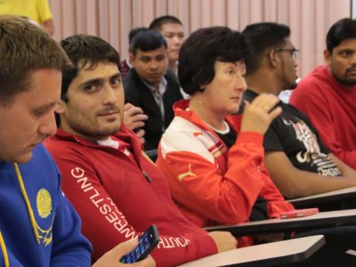 Главы делегаций разных стран обсудили план проведения чемпионата мира. Фото