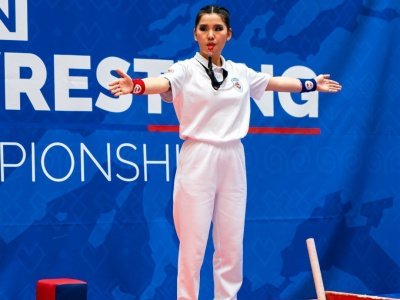 Павел Черноградский, Иван Галкин и Эльдана Болотбекова стали абсолютными чемпионами Европы по мас-рестлингу